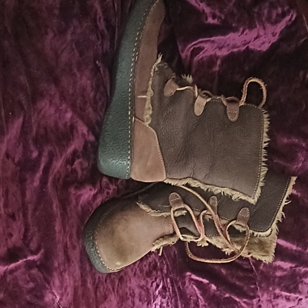 Brown Leather Moccasins